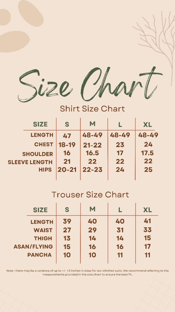 Premium 2pc Printed Stich Article