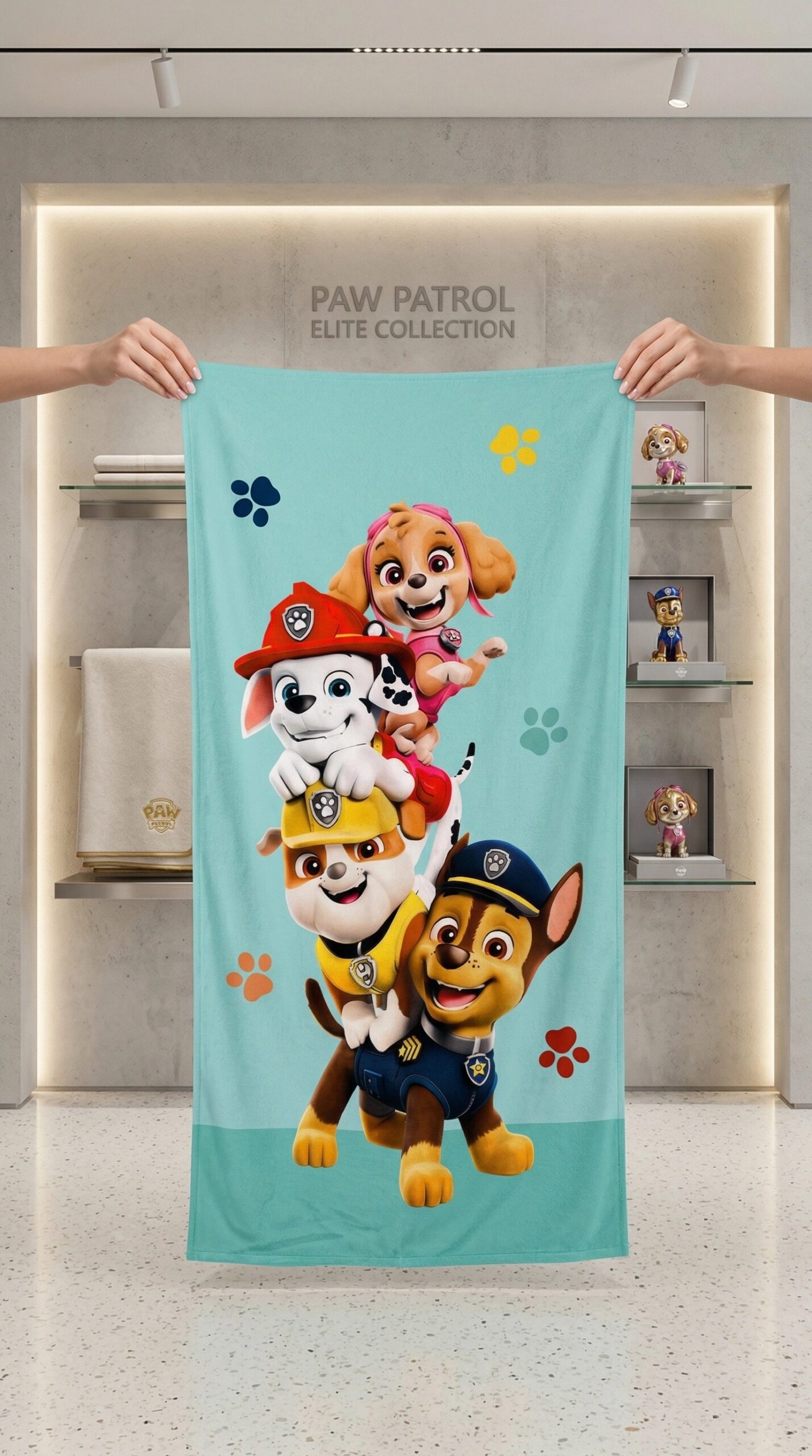 Puppy Cotton Towel for Kids