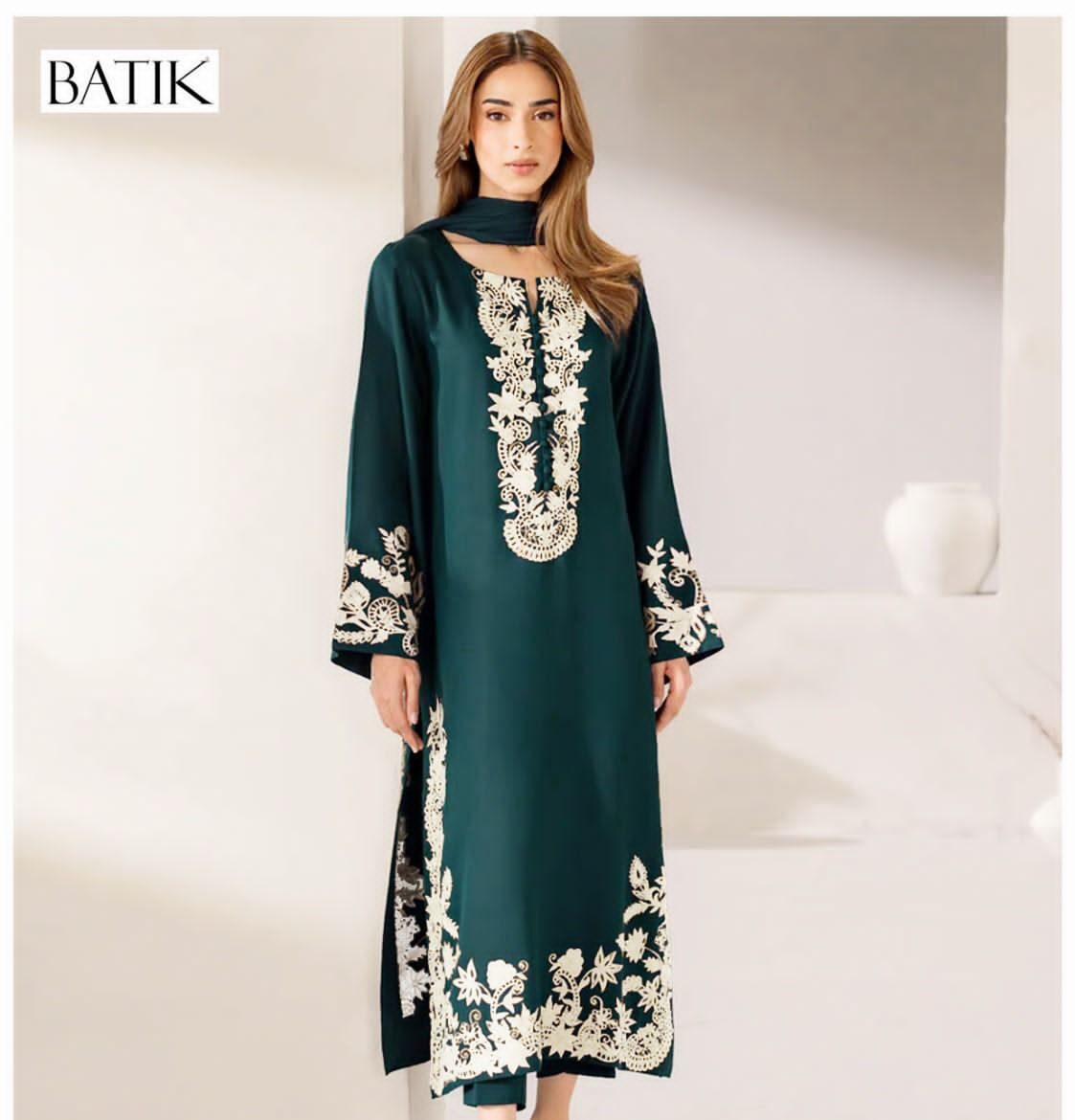 WhatsApp Image 2026-04-13 at 2.53.44 PM (1) Green 2 PCS EMBROIDERED LAWN AZURE FABRIC LAWN 90/70 2pc