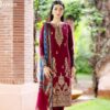 Red 2 PCS EMBROIDERED LAWN  AZURE  FABRIC LAWN 90/70 2pc