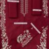 WhatsApp Image 2026-04-13 at 2.54.09 PM (1) Red 2 PCS EMBROIDERED LAWN AZURE FABRIC LAWN 90/70 2pc