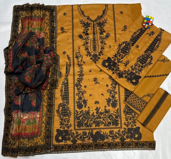hussain rehar (5) Hussain Rehar 3pcs Embroidered Lawn