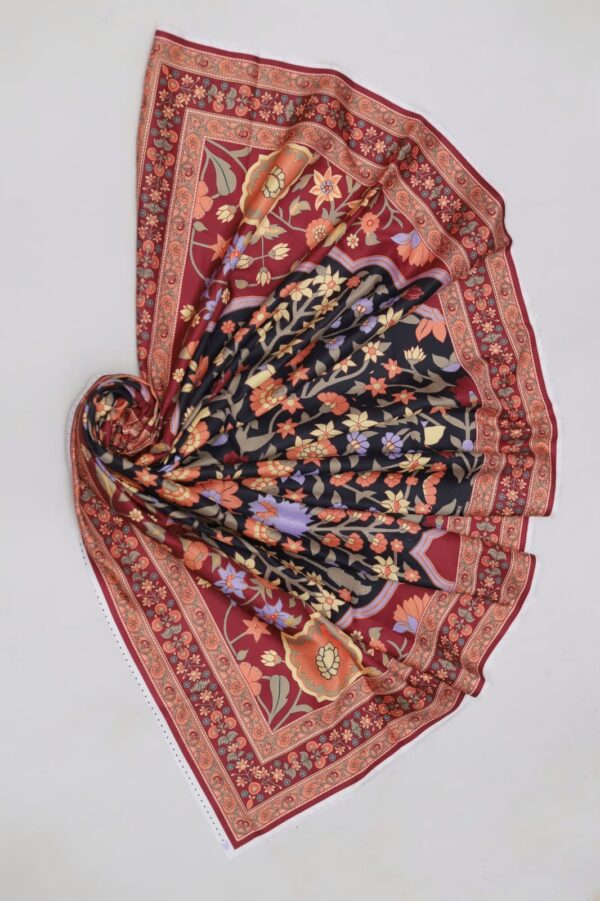 DHANAK FABRIC 3PCS (4) BIN ILYAS Dhanak Emb Winter Collection