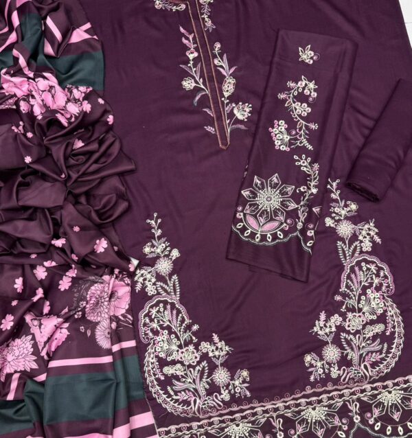 IZNIK 3504 (6) IZNIK Dhanak Winter Collection 3PCS