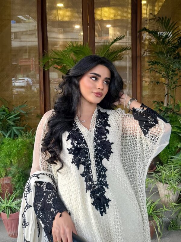 MARIA B HIT CODE (2) Maria B Chiffon Heavy Embroidery 3PCS
