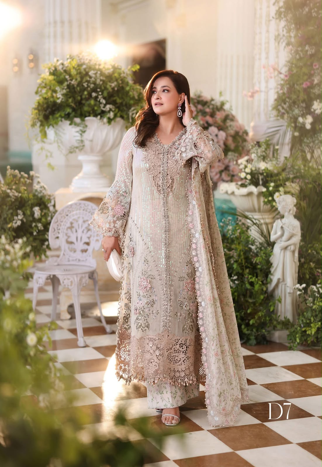 Maria B Chiffon Embroidered (3) Maria B Chiffon Embroidered