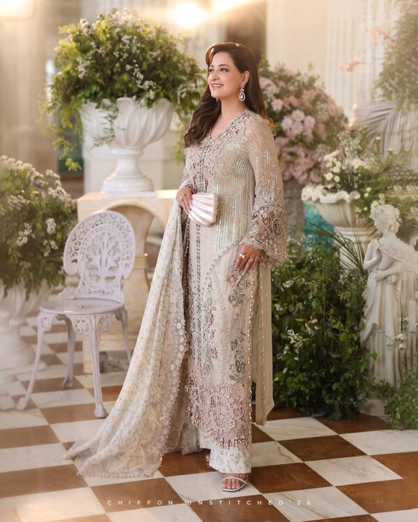 Maria B Chiffon Embroidered