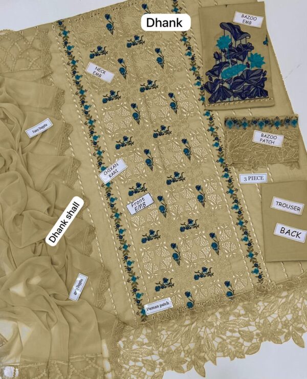 Maria b winter collection 2026 (6) Maria B Dhank Winter Collection 3PCS