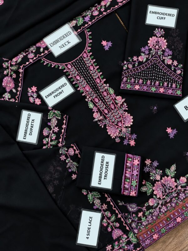 RANGREZA CHIFFON LUXURY COLLECTION (2) RANGREZA Pure Wattles Chiffon 3PCS