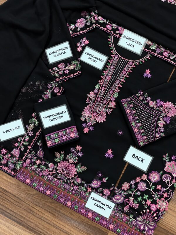 RANGREZA CHIFFON LUXURY COLLECTION (6) RANGREZA Pure Wattles Chiffon 3PCS